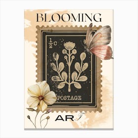 BloOming Postage Canvas Print