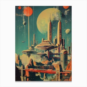 Space City Canvas Print