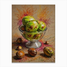 Pistachio Nuts Canvas Print