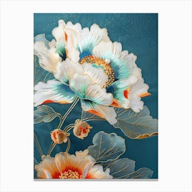 Chinese Flower Painting 81 Canvas Print