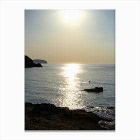 Sunset Beach // Ibiza Nature & Travel Photography Canvas Print