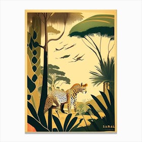 Wild Safari 1 Rousseau Inspired Canvas Print