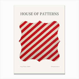 Stripes Pattern Poster 3 Canvas Print