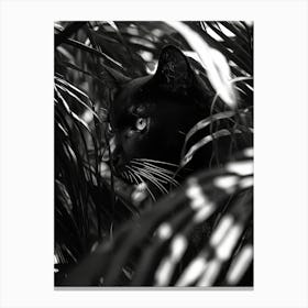 Black Panther.Generated AI. Wall Art Print Canvas Print