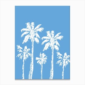 Palm Trees Vector Canvas Print