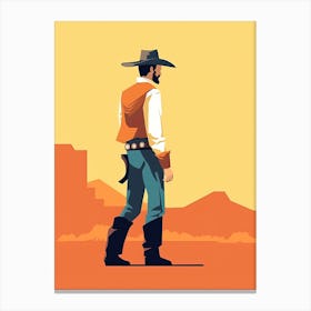 Refined Cowboy Vibe Canvas Print