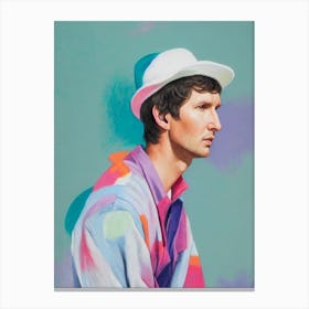 James Blunt Colourful Illustration Canvas Print