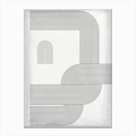 N - Shape Canvas Print