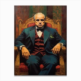 Gangster Art Don Vito Corleone The Godfather 2 Canvas Print