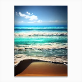 Beach Scene Canvas Print