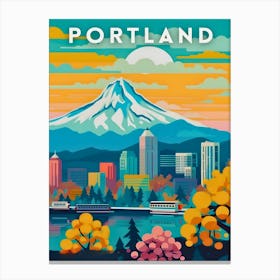 Portland Travel Canvas Print