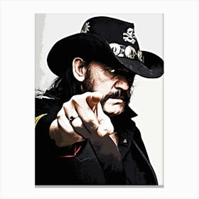 lemmy kilmister 1 Canvas Print