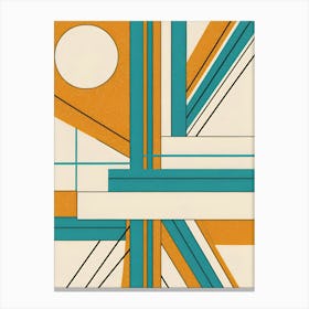 Abstract Geometric Pattern 14 Canvas Print