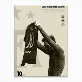 Lionel Messi 19 Canvas Print