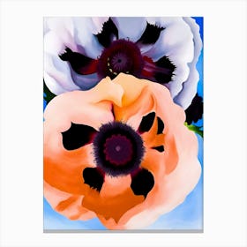 Georgia OKeeffe - Poppies 1950 1 Canvas Print