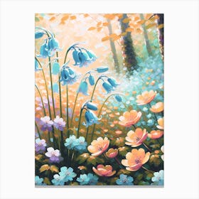 Bluebells Floral Canvas Print