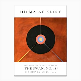 Hilma Af Klint Swan No 1 Canvas Print