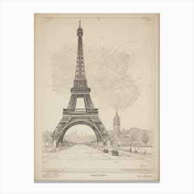 Eiffel Tower Canvas Print