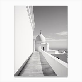 Cadiz, Spain, Black And White Photography 2 Canvas Print