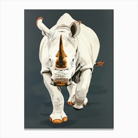 Rhinoceros 8 Canvas Print