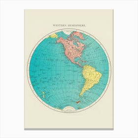 Western Hemisphere Canvas Print