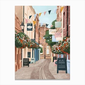 Gandy Street Exeter Travel Canvas Print