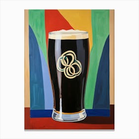 Pint Of Beer Canvas Print