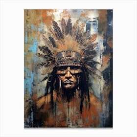 Native american Chief Canvas Print