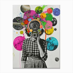 Space Girl Canvas Print