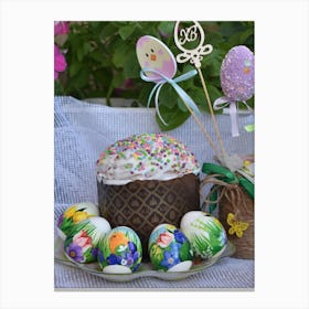 Easter Eggs 340 Canvas Print