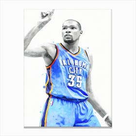 Kevin Durant Oklahoma City Thunder Canvas Print