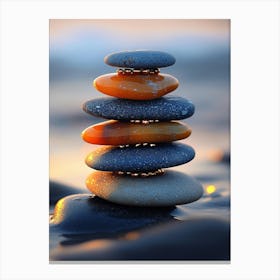 Balancing Stones Canvas Print