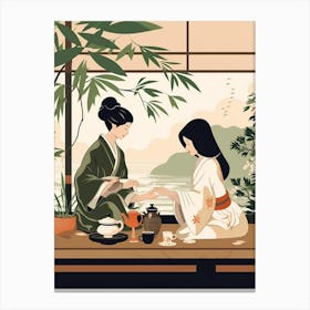 Tea Ceremony Japanese Style 11 Canvas Print