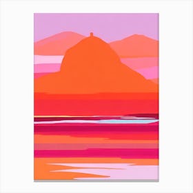 Englishman'S Bay, Tobago Pink Beach Canvas Print