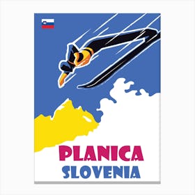 Planica, Slovenia, Ski Jump Canvas Print