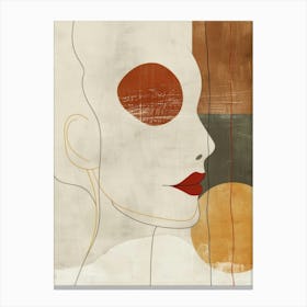 Woman'S Face 108 Canvas Print