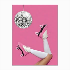 Retro Disco Canvas Print