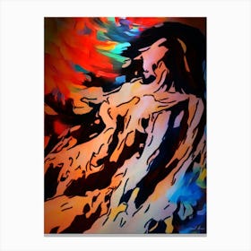 Abstract - Nude Canvas Print