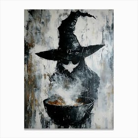 Witch In A Bowl Canvas Print