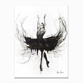 The Black Swan Canvas Print