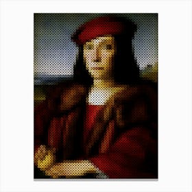 Raffaello Sanzio Da Urbino) Raphael (Raffaello Santi – Portrait Of A Man, Thought To Be Francesco Maria Della Rovere Canvas Print