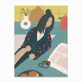 Weekend Breakfast Canvas Print