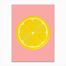 Lemon Slice 1 Canvas Print