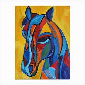 Abstract Horse Painting 1 Canvas Print