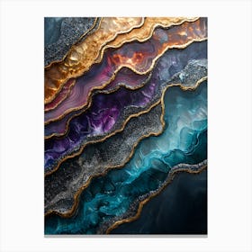 Stunning Whimsical Marble 4 Canvas Print