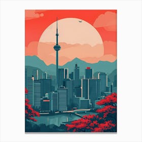 Tokyo Skyline Canvas Print