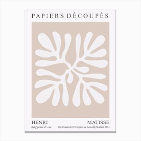 Matisse Minimal Cutout Canvas Print