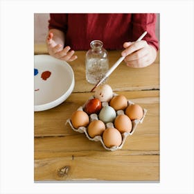 Eggs Cute Canvas Print