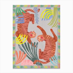 Tiger Carpet Canvas Print