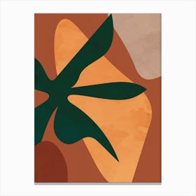 Abstract Bohemian Plant Canvas Print